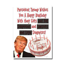 Birthday Card From The President Pin On Trump Birthday Cards
