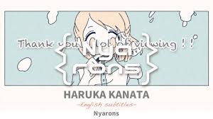 Nyarons Haruka Kanata Mv English Subtitles Chords Chordify