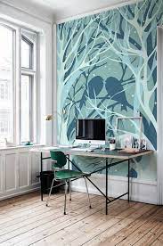 40 Awesome Wall Murals Ideas For Various Spaces Digsdigs Modern Mural Tree Wall Murals Wall Murals