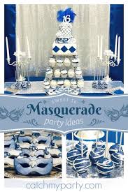 Birthday Party Ideas Teenage 16 Masquerade Birthday Dakota S Masquerade Sweet 16 Catch My Party Sweet 16 Party Themes Sweet 16 Masquerade Masquerade Party Cake