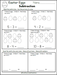 Easter no prep common core math is a packet of ten different math worksheets featuring an easter theme. Easter Subtraction How Many Are Left Worksheets 99worksheets