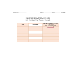 Check out our log sheet pdf selection for the very best in unique or custom, handmade pieces from our shops. 40 Equipment Maintenance Log Templates Templatearchive