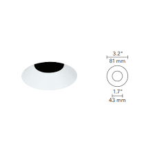 3 Inch Round Flangeless Bevel Trim By Element By Tech Lighting E3rlb Ow Tech Lighting Bevel Element Lighting