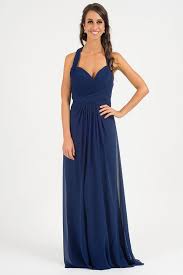 Brandy Halter Chiffon Bridesmaid Dress In Navy Sale Navy Blue Bridesmaid Dresses Halter Bridesmaid Dress Chiffon Bridesmaid