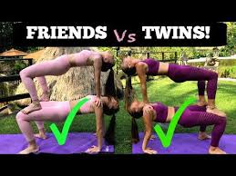 extreme yoga challenge twins vs friends
