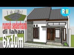 Terdapat sebuah area halaman depan yang luas untuk menanam berbagai. 10668 Rumah Sederhana Di Lahan 6x10 Youtube Rumah Rumah Minimalis Denah Rumah Pedesaan