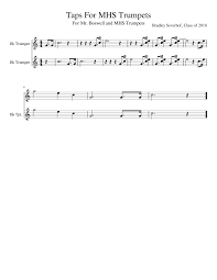 They like taking part in and studying point through color, object, form, and articles. Taps For Mhs Trumpets Sheet Music For Trumpet In B Flat Brass Duet Musescore Com