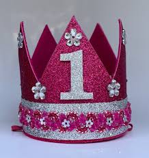 Birthday Crown For Adults 1st Birthday Crown First Birthday Crown Girl First Birthday Etsy In 2020 First Birthday Crown Birthday Crown Birthday Party Hats