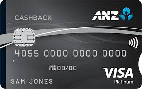 These cards give you a set percentage back on every purchase, and that money can be used to lower your credit card bill or boost your bank account. Cashback Visa Platinum Credit Cards Anz