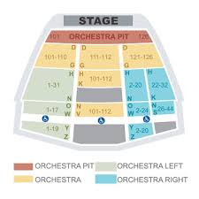 Seating Chart The Warfield