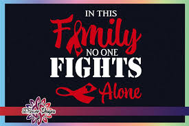 Download No One Fight Alone Heart Disease Graphic By Ssflower Creative Fabrica SVG Cut Files