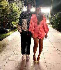 How beyoncé puts black designers at the forefront of fashion. Beyonc Eacute Wears Plunging Pink Dress In Miami With Jay Z People Com