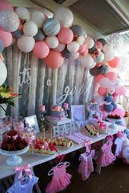 Buttons And Bows Baby Shower Party Ideas Photo 1 Of 13 Bow Baby Shower Baby Shower Fun Baby Shower Themes