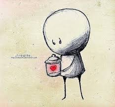 Attenzione Cuore Fragile Disegni Semplici Immagini Artistiche Immagini