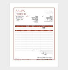 It is used to control the purchasing of products and services from external suppliers. Sales Order Template 22 Formats Examples Word Excel Pdf