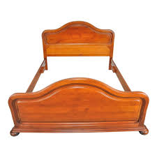 You might also like this photos or back to full size captains bed plans. Vintage French Country Style Cherry Wood Full Size Bed Frame Chairish