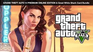 Grand Theft Auto V Premium Online Edition Great White Shark Card Bundle Pc Rockstar Social Club Game Fanatical