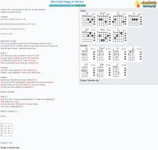 I'm a living sunset lightning in my bones push me to the edge but my will is stone. Chord She S Only Happy In The Sun Ben Harper Tab Song Lyric Sheet Guitar Ukulele Chords Vip