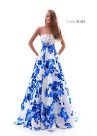 Check spelling or type a new query. Tarik Ediz Prom 2018 Collection Style 50231 Long Floral Prom Gown With Lace And Sheer Top Also Available In Bla Floral Prom Dresses Ball Gowns Prom Dresses