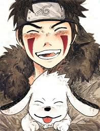 Kaiba Guy Dog Puppy Sketch Colored Design Digital Drawing Pencil Pen Naruto Shippuden Anime Kiba And Akamaru Anime Naruto