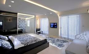 Black in the design of the bedroom can also be abstract elements made of drywall, both on the it is relevant in all design areas. 15 Modern Bedroom Designs In Black And White Color Palette Interior Design Ideas Ofdesign