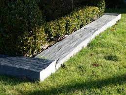 bordure en schiste longueur 100 cm bca materiaux anciens bordure jardin bordure ardoise bordure