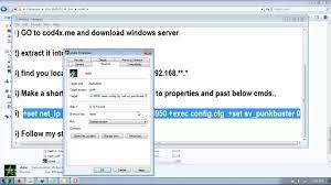 How To Host Custom Cod4 Server On Ip With Cod4X - Youtube