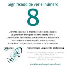 significado de ver el numero 8 numerologychart numerology