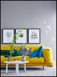 Wohnideen Mit Farben Einrichten Und Dekorieren Mit Gelb Blau Und Weihnachten Basteln Gelbes Wohnzimmer Wohnen Wohnzimmer Bunt