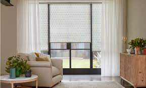 Roman shades provide a luxurious look to any door. What Are The Best Blinds For French Doors Hillarys