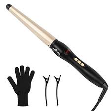Bio Ionic Curling Iron 1 25 Reviews Hisoon Hair Curling Wand 1 25 Inch Curling Iron Dual Voltage Hair Curler With Ceramic Barrel And Adjustable Curling Hair With Wand Hair Curlers Wand Hairstyles