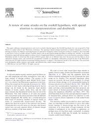 Pdf A Review Of Some Attacks On The Overkill Hypothesis With Special Attention To Misrepresentations And Doubletalk