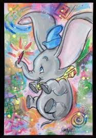 Dumbo S Feather Dumbo Believing In The Power Of The Feather Disney Dumbo Disney Drawings Disney Paintings