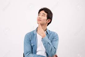 Are you rational or do you prefer to think in abstract terms? Asian Young Man Thinking Something Isolated On White Stock Photo Picture And Royalty Free Image Image 86367889