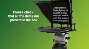 Maybe you would like to learn more about one of these? Presentation Prompter Autocue Qtv
