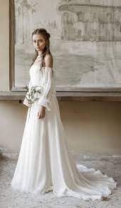 Bohemian Wedding Dress Boho Wedding Dress Beach Wedding Dress Ivory Silk Chiffon Wedding Go Bohemian Wedding Dress Destination Wedding Dress Wedding Dresses