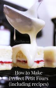 How To Make Perfect Petit Fours Recipe Tutorial Rose Bakes Recipe Desserts Baking Mini Cakes