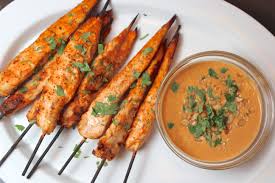 Thai Chicken Satay With Spicy Peanut Sauce The Defined Dish Spicy Peanut Sauce Spicy Peanuts Chicken Satay