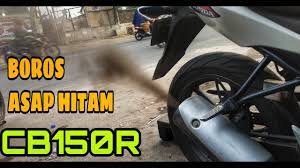 Jika terlalu banyak campuran bahan bakar, maka emisi gas buang sisa pembakaran yang keluar dari knalpot akan lebih pekat dan pedih di mata. Penyebab Boros Bensin Dan Asap Hitam Pada Cb150r Youtube