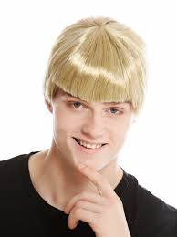 Hairstyles with bangs pretty hairstyles style hairstyle celebrity hairstyles short haircuts bang haircuts widows peak hairstyles side fringe hairstyles celebrity videos. Women S Party Wig Men S Wig Carnival Halloween Short Blonde Light Blonde Fringe 91087 Za89