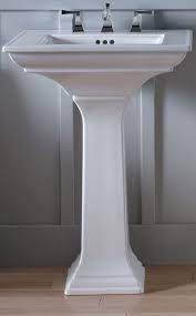 The pedestal sink includes the sink top and pedestal leg. Pin On Melrose House