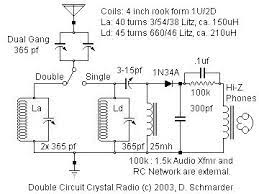 Crystal Radio Schematic Radio Shortwave Radio Electronics Mini Projects
