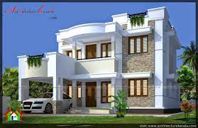 Contemporary Elevation And House Plan Architecture Kerala Architectural Design House Plans House Plan Gallery Model House Plan