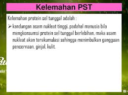 Produksi Protein Sel Tunggal Pst Ppt Download