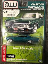 Raised up end and spoke 13 inch rims. Aw Cp7740 1966 Chevy Impala Ss Teal Blue Custom Lowriders The Zoom Room Rc Toys And Hobbies