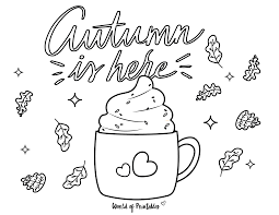 Coloring pages fall printable an co best of free diaet me. The Best Fall Coloring Pages For Kids Adults World Of Printables