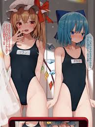 フランとチルノの水着撮影会 - Page 1 - IMHentai