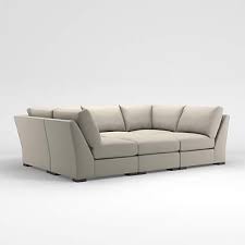 No additional features,rust resistant,weather resistant. Axis 6 Piece Pit Sectional Crate And Barrel