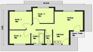 3 bedroom house plan designs with open floor plan. 47 Floor Plan 3 Bedroom House South Africa
