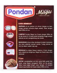 Cara membuat ice cream pondan dengan blender. Pondan Ice Cream Mix Powder Easy To Make Ice Cream Siap Pakai 160g Toko Indonesia